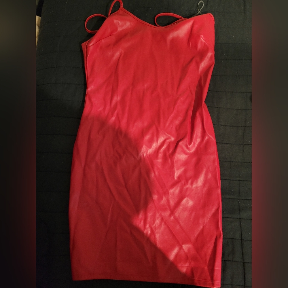Red Spaghetti Dress